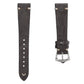 TAUPE SUEDE VINTAGE LEATHER WATCH STRAP
