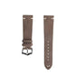 TAUPE VINTAGE LEATHER WATCH STRAP