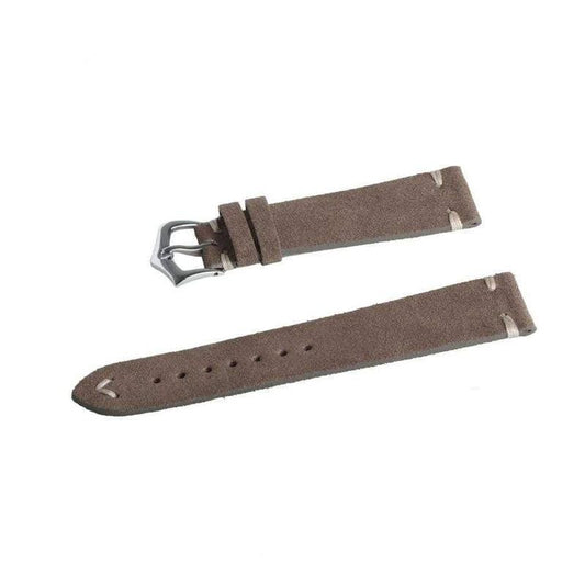 TAUPE VINTAGE LEATHER WATCH STRAP