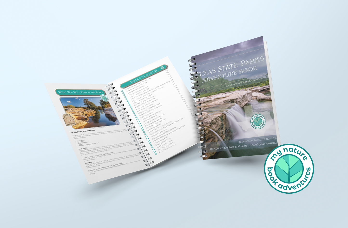 TEXAS STATE PARKS - ADVENTURE PLANNING JOURNAL
