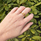 TEXTURED WRAPPED CROSS RING