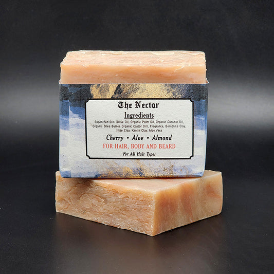 THE NECTAR HANDMADE VEGAN BAR SOAP FOR HAIR, BODY AND BEARD
