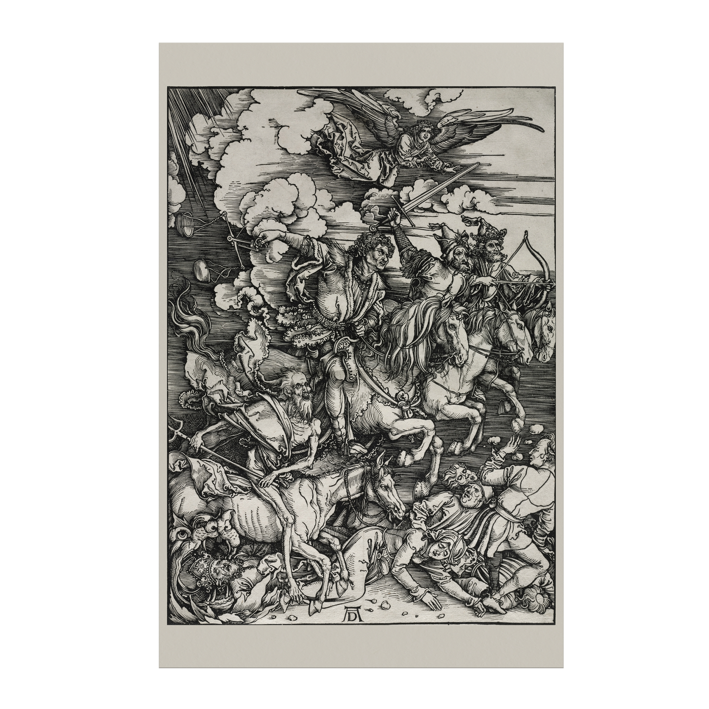 THE FOUR HORSEMEN BY ALBRECHT DÜRER MATTE POSTER