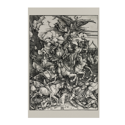 THE FOUR HORSEMEN BY ALBRECHT DÜRER MATTE POSTER