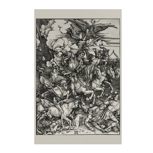 THE FOUR HORSEMEN BY ALBRECHT DÜRER MATTE POSTER