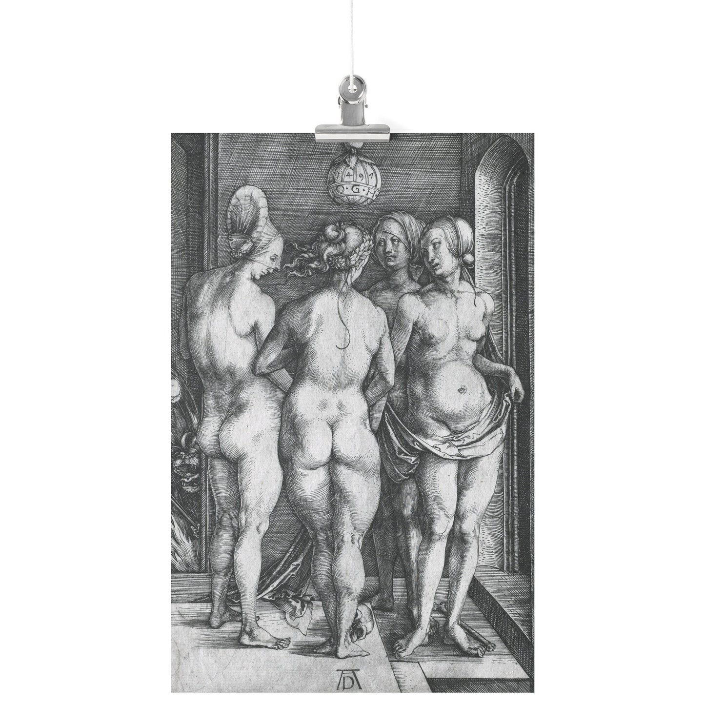 THE FOUR WITCHES BY ALBRECHT DÜRER MATTE POSTER