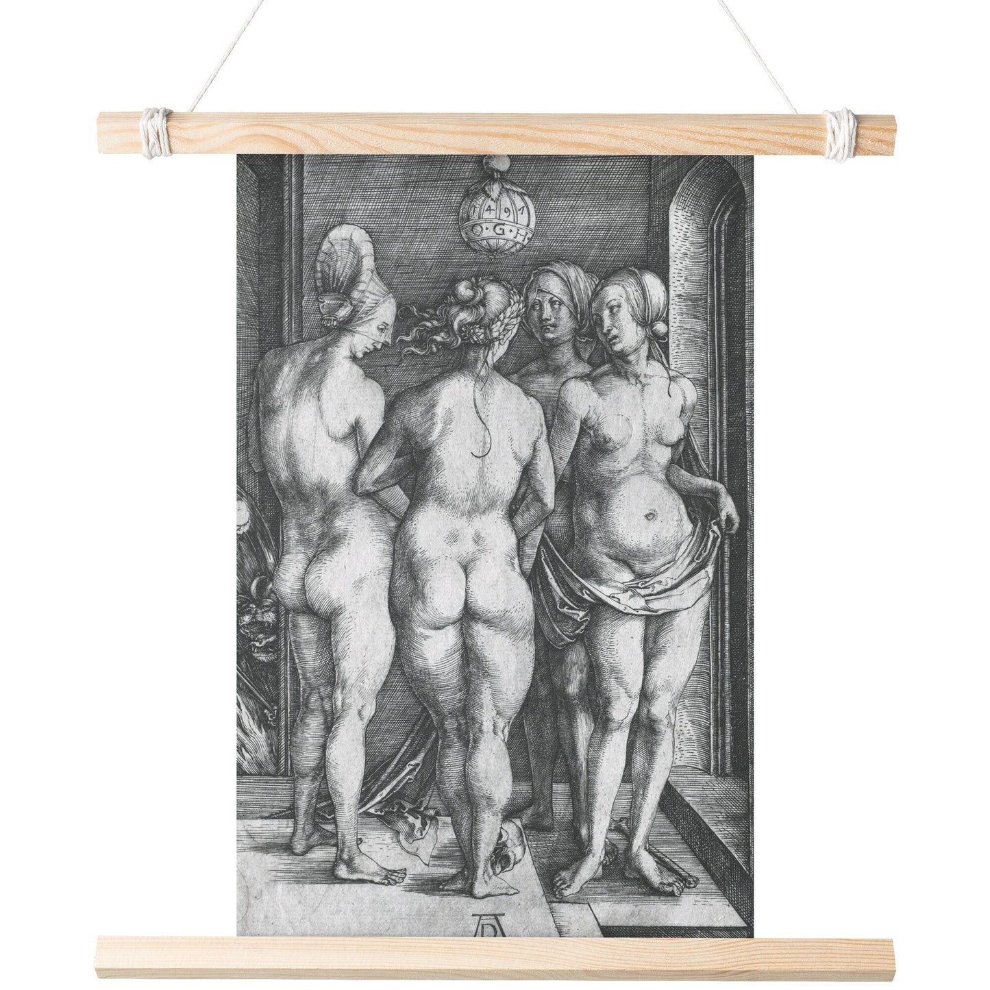 THE FOUR WITCHES BY ALBRECHT DÜRER MATTE POSTER