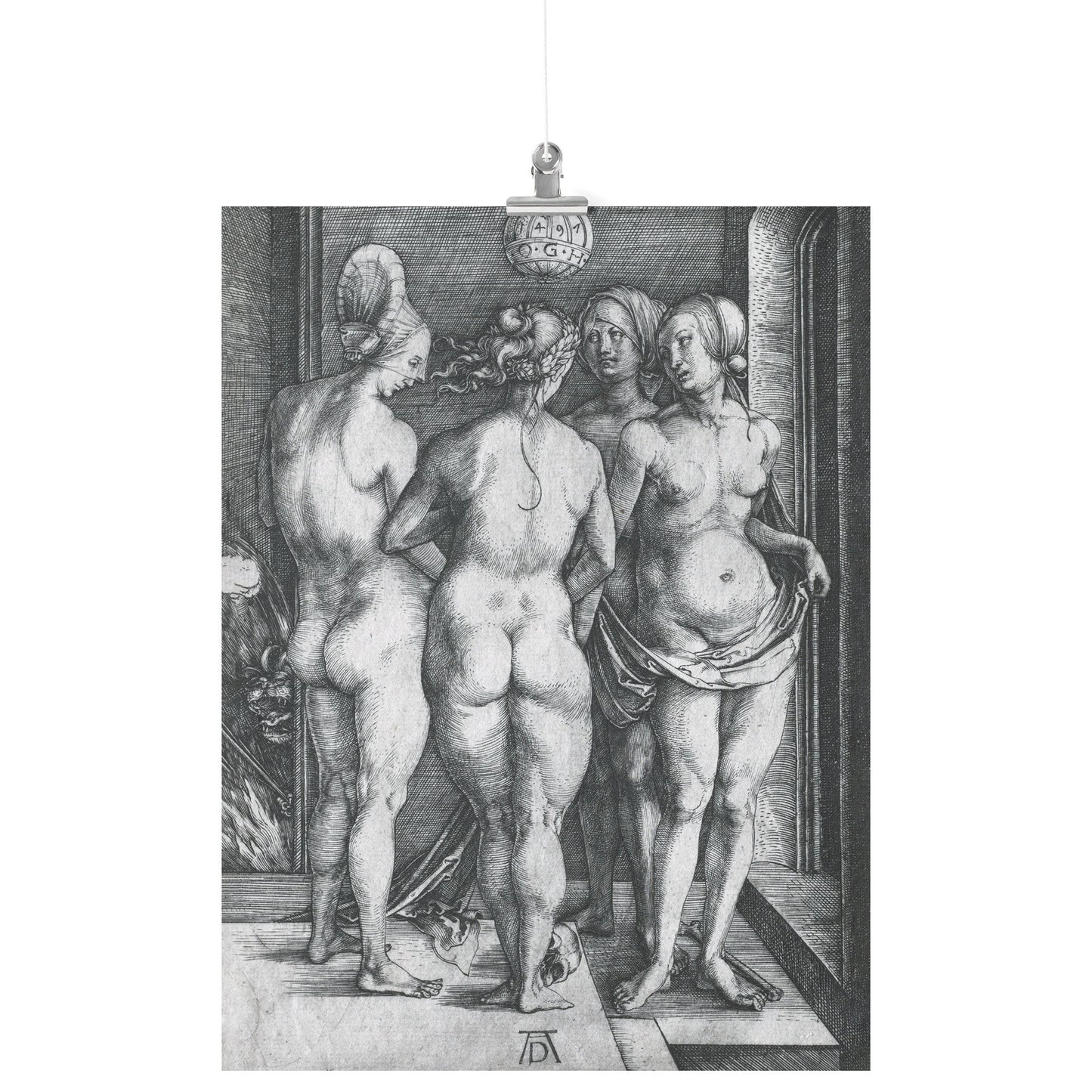THE FOUR WITCHES BY ALBRECHT DÜRER MATTE POSTER