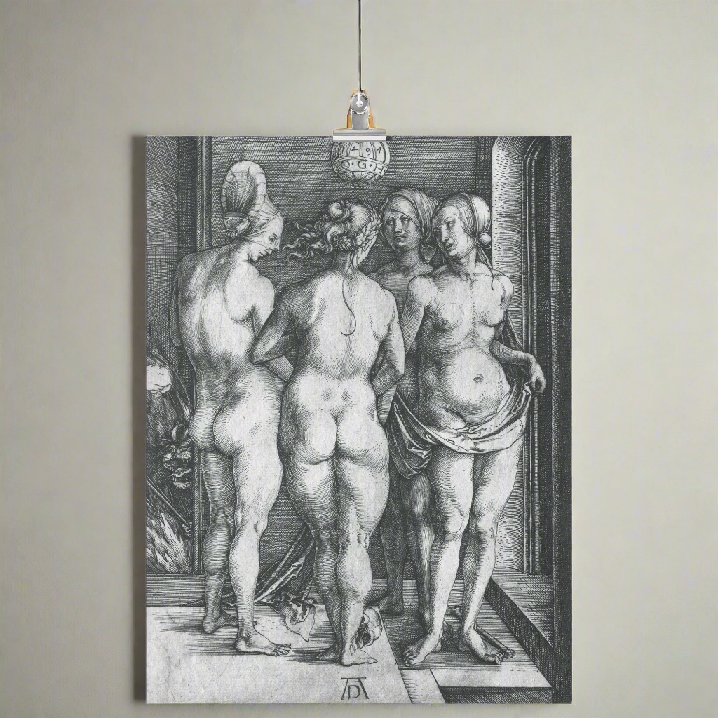 THE FOUR WITCHES BY ALBRECHT DÜRER MATTE POSTER