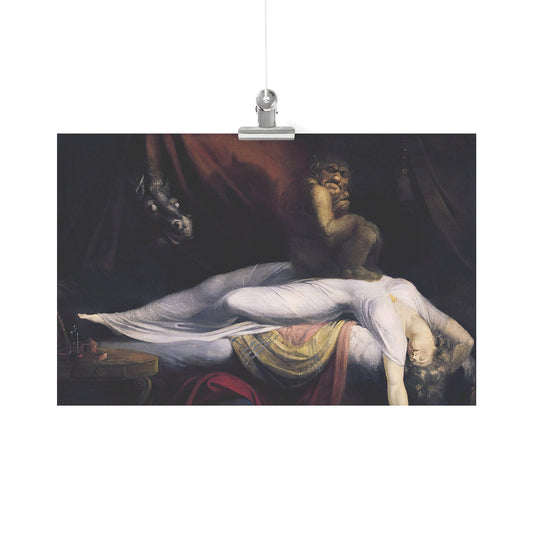 THE NIGHTMARE BY JOHN H. FUSELI MATTE POSTER