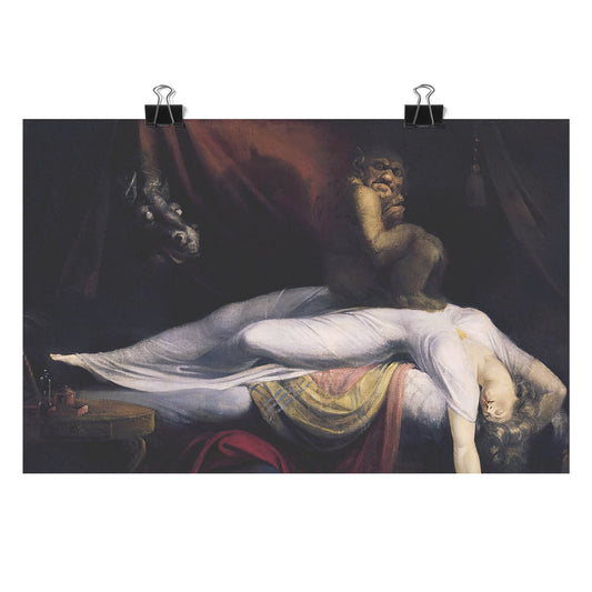 THE NIGHTMARE BY JOHN H. FUSELI MATTE POSTER