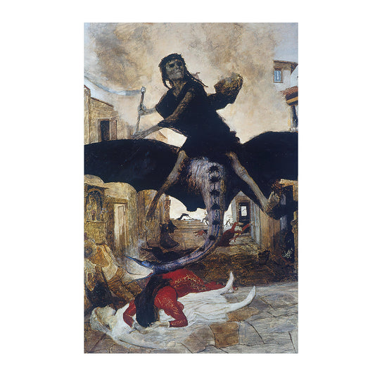 THE PLAGUE BY ARNOLD BÖCKLIN MATTE POSTER