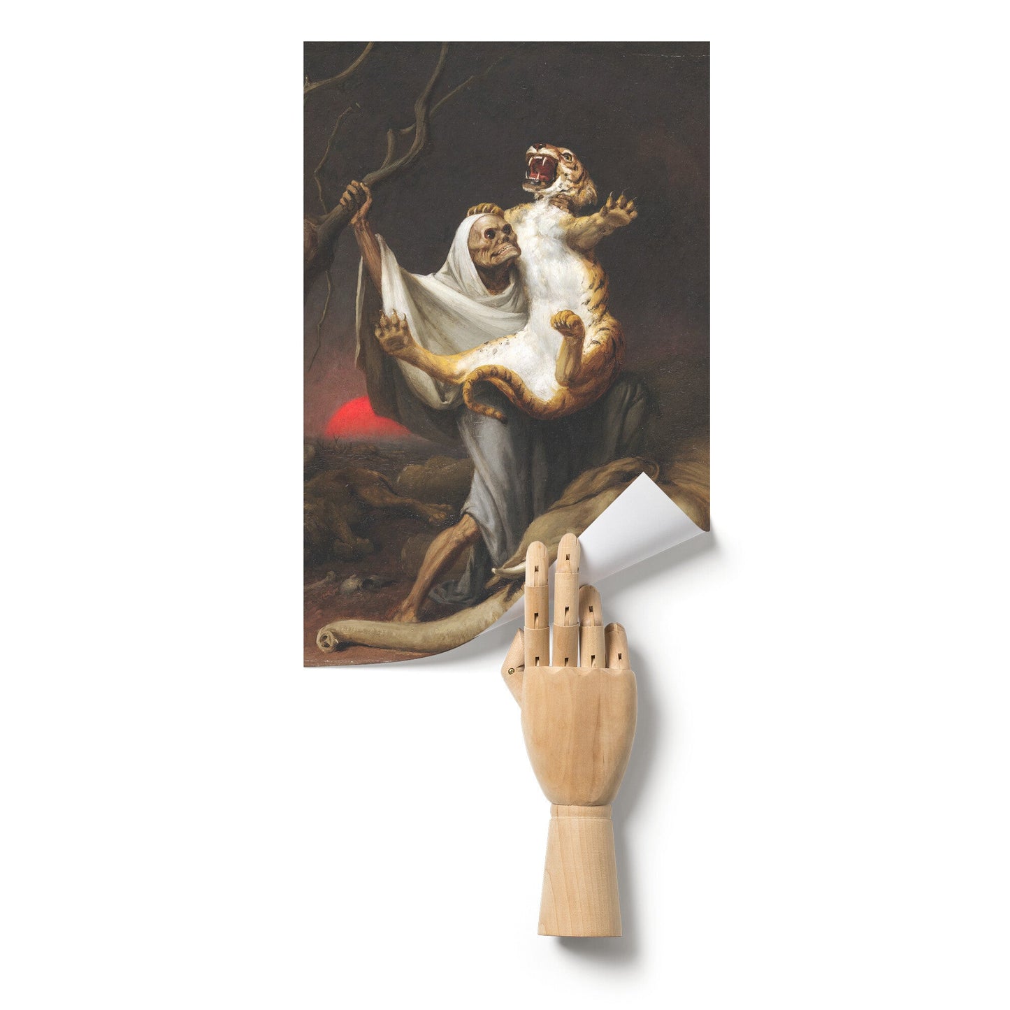 THE POWER OF DEATH BY WILLIAM HOLBROOK BEARD MATTE POSTER