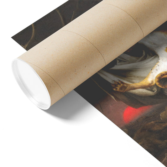THE POWER OF DEATH BY WILLIAM HOLBROOK BEARD MATTE POSTER