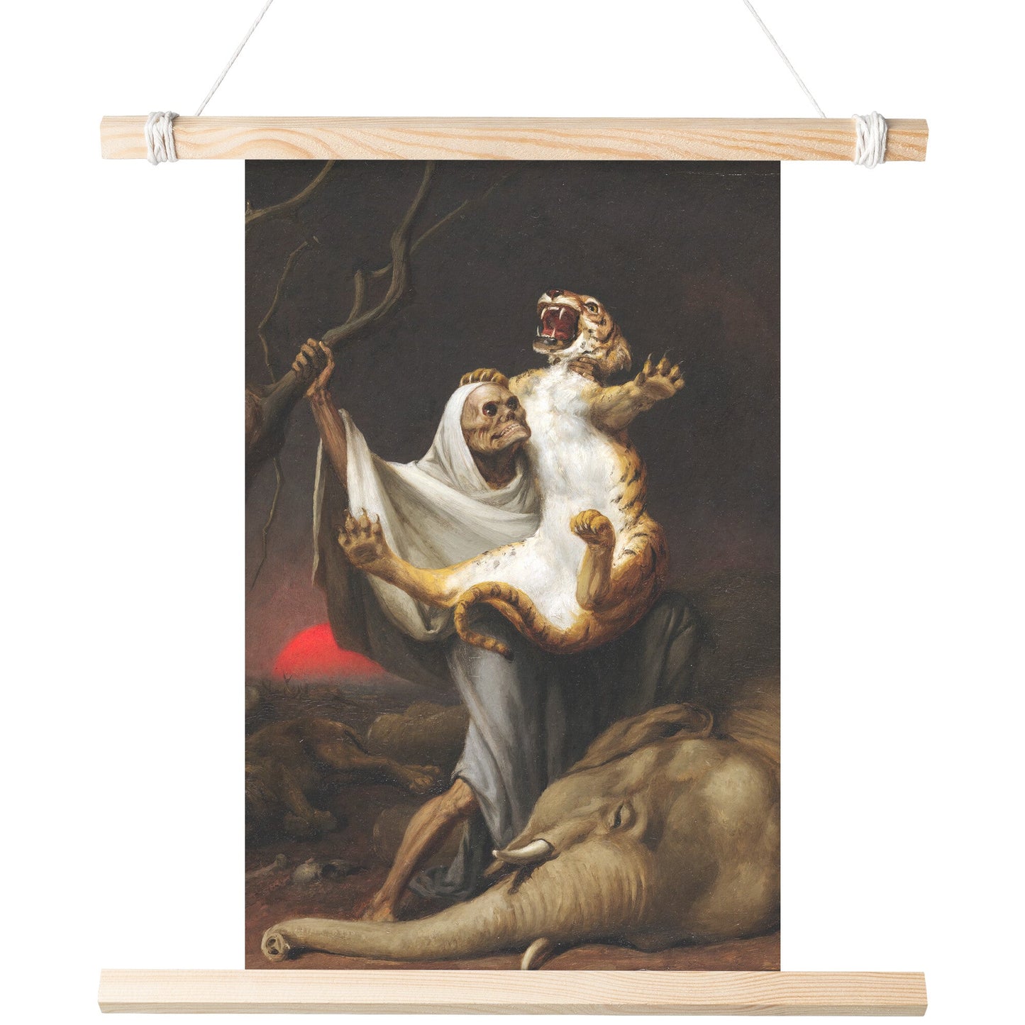 THE POWER OF DEATH BY WILLIAM HOLBROOK BEARD MATTE POSTER