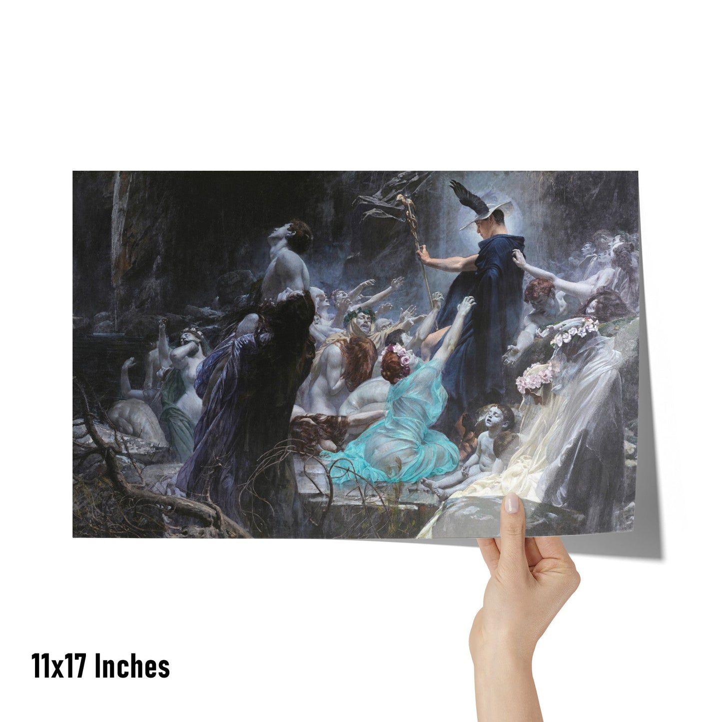 THE SOULS OF ACHERON BY ADOLF HIRÉMY-HIRSCHL MATTE POSTER