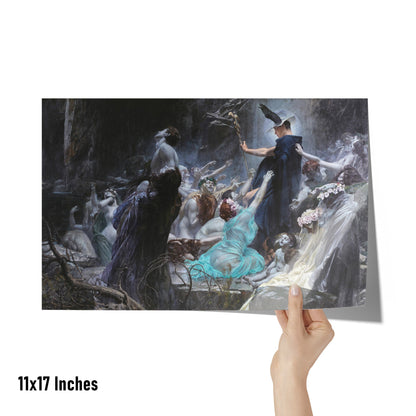 THE SOULS OF ACHERON BY ADOLF HIRÉMY-HIRSCHL MATTE POSTER
