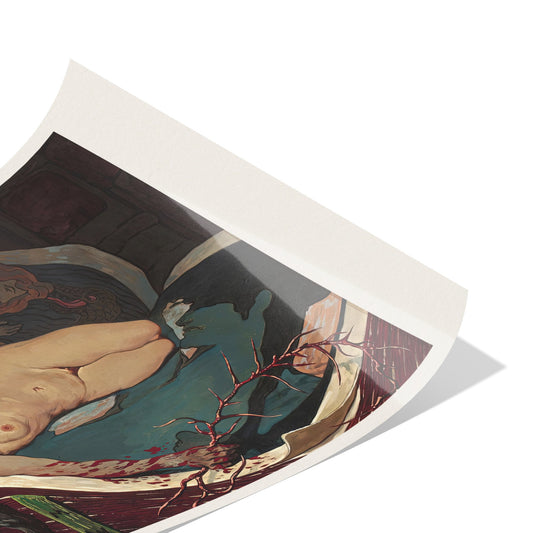 THE TRUTH LIES IN OLD BOOKS BY MARIAN WAWRZENIECKI MATTE POSTER
