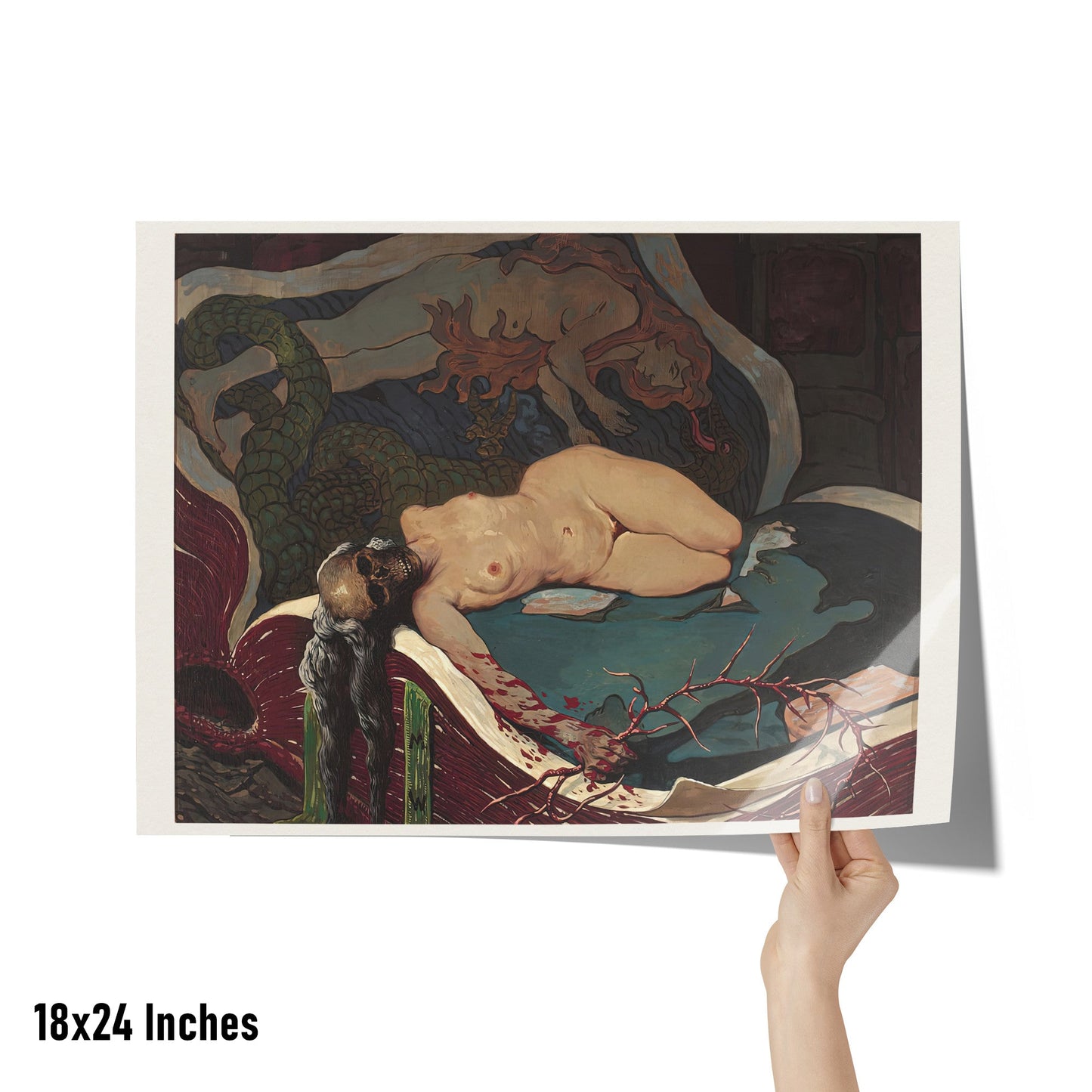 THE TRUTH LIES IN OLD BOOKS BY MARIAN WAWRZENIECKI MATTE POSTER