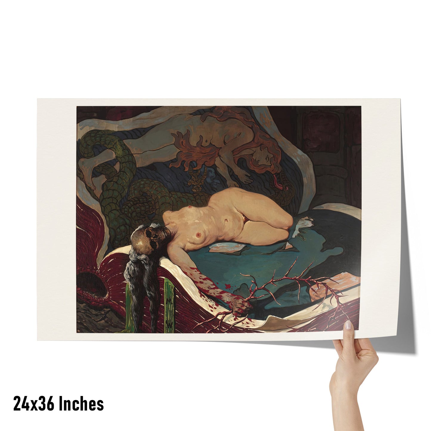 THE TRUTH LIES IN OLD BOOKS BY MARIAN WAWRZENIECKI MATTE POSTER