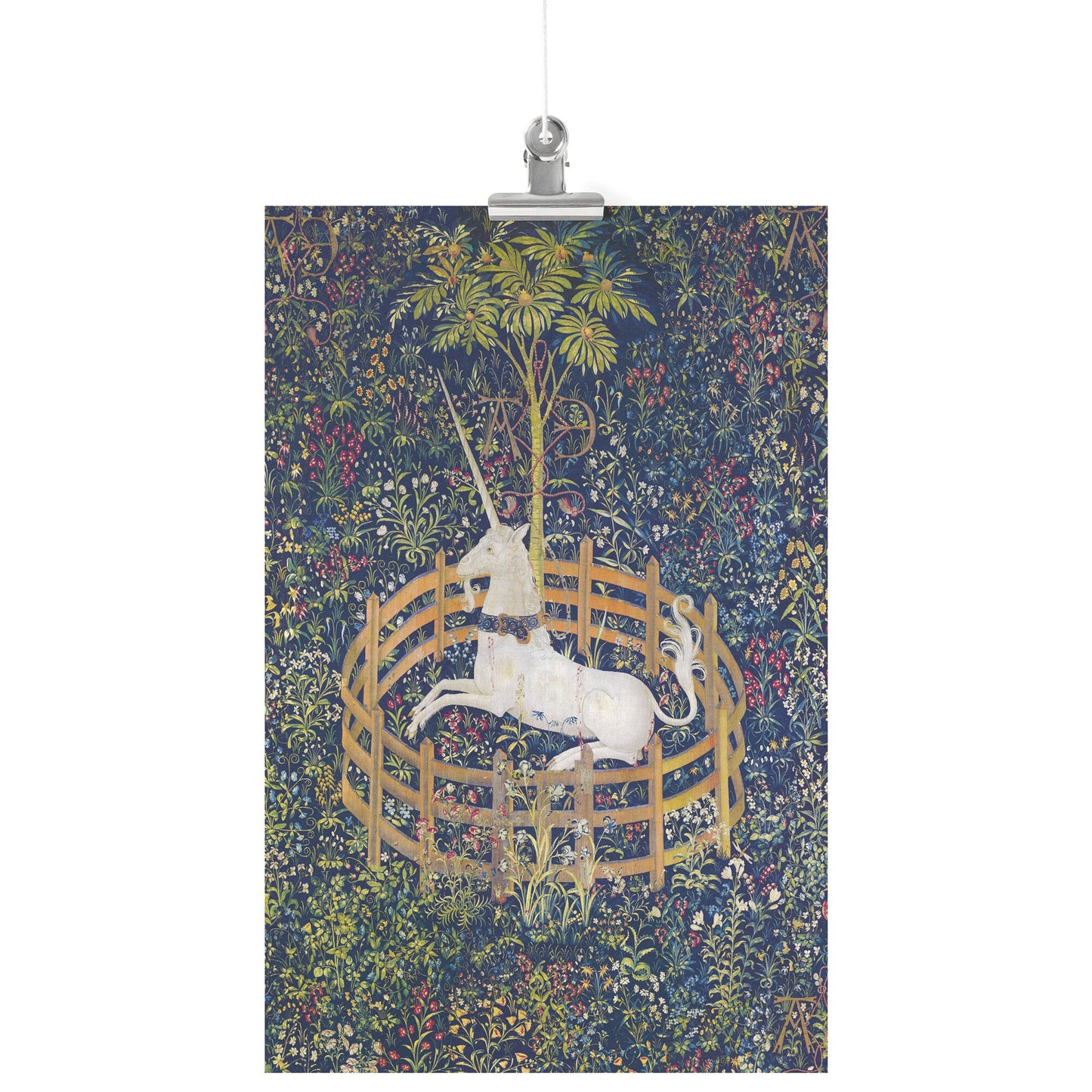 THE UNICORN IS IN CAPTIVITY MATTE POSTER