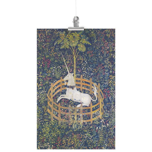 THE UNICORN IS IN CAPTIVITY MATTE POSTER