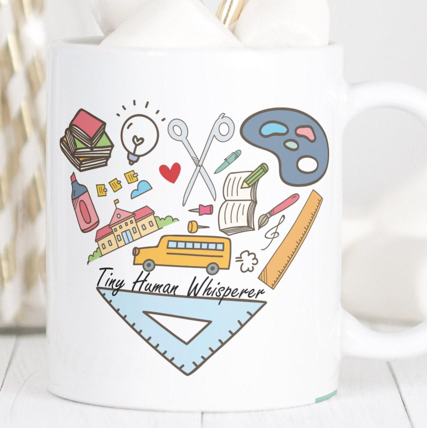 TINY HUMAN WHISPERER FUNNY TEACHER MUG