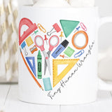 TINY HUMAN WRANGLER FUNNY TEACHER MUG