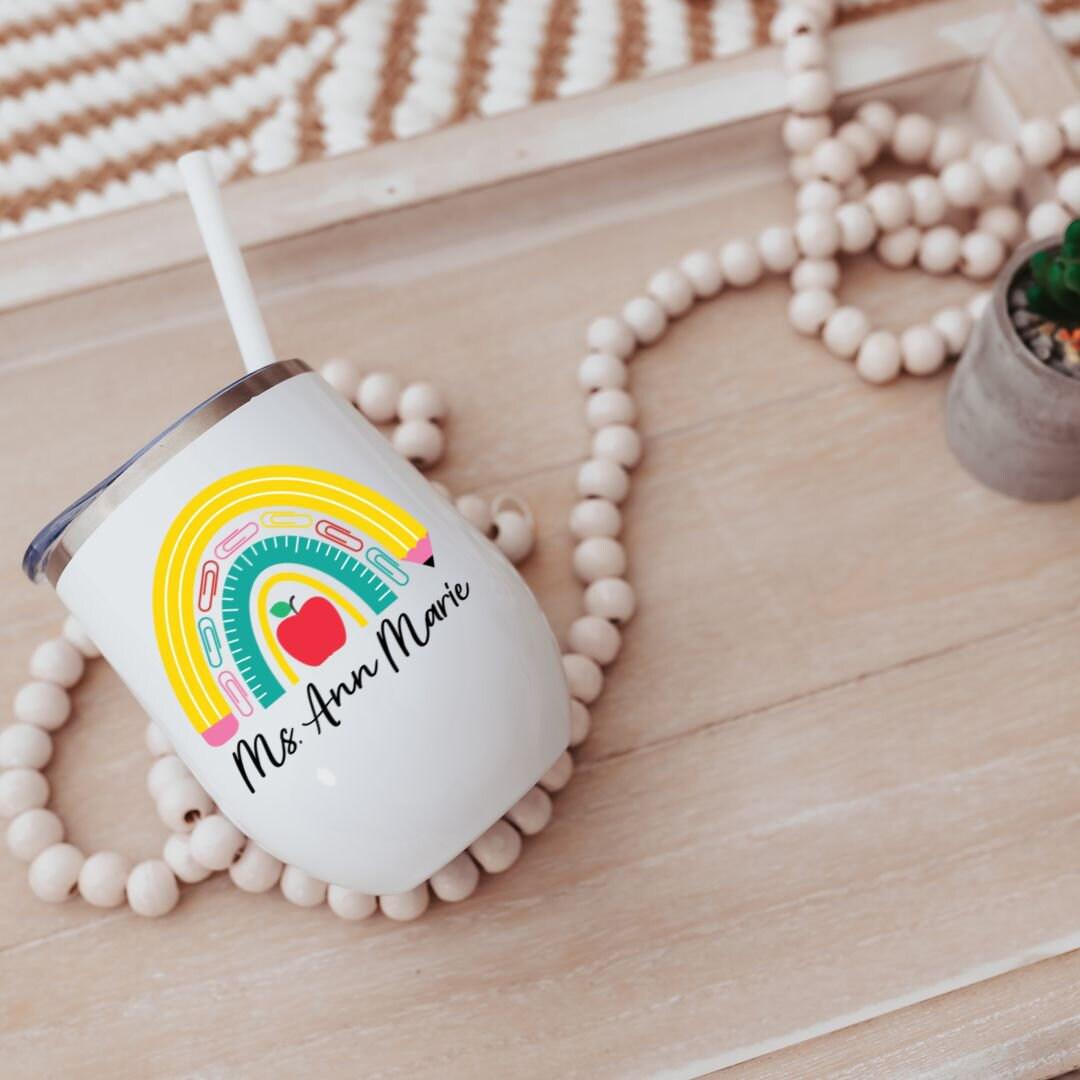 TINY HUMAN WRANGLER INSULATED DRINK TUMBLER FOR TEACHER