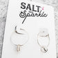 TINY INITIAL HOOP EARRINGS
