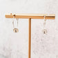TINY INITIAL HOOP EARRINGS