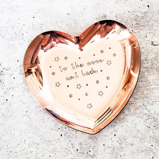 TO THE MOON AND BACK CELESTIAL TRINKET DISH