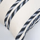 TOTO PALM IN CREAM & GREY IKAT PILLOW