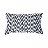 TOTO BLACK + WHITE IKAT PILLOW
