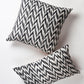 TOTO BLACK + WHITE IKAT PILLOW