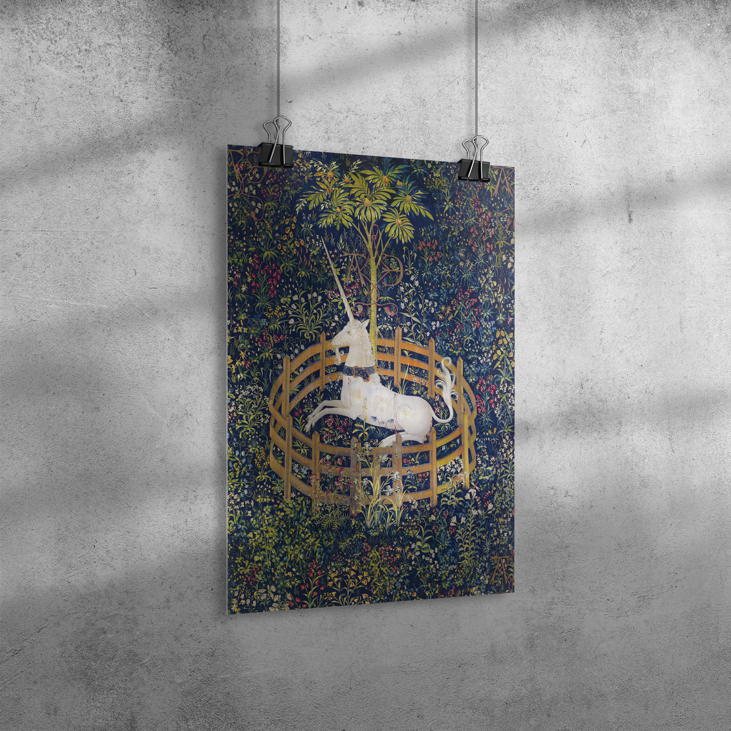 THE UNICORN IS IN CAPTIVITY MATTE POSTER