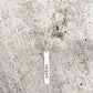 VEGAN SILVER VERTICAL BAR NECKLACE