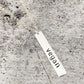 VEGAN SILVER VERTICAL BAR NECKLACE