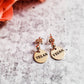 VEGAN STUD EARRINGS