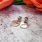 VEGAN CRYSTAL STUD EARRINGS