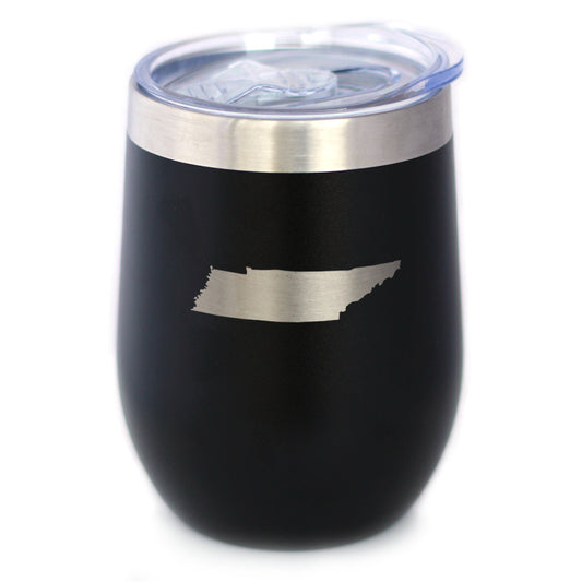 TENNESSEE STATE OUTLINE - WINE TUMBLER