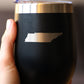 TENNESSEE STATE OUTLINE - WINE TUMBLER