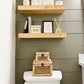 Woven Storage Boxes with Metal Clasps, Set of 3