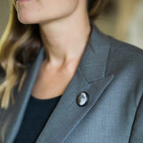 INTERCHANGEABLE MOON PHASE LAPEL PIN