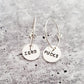ZERO FUCKS HOOP EARRINGS