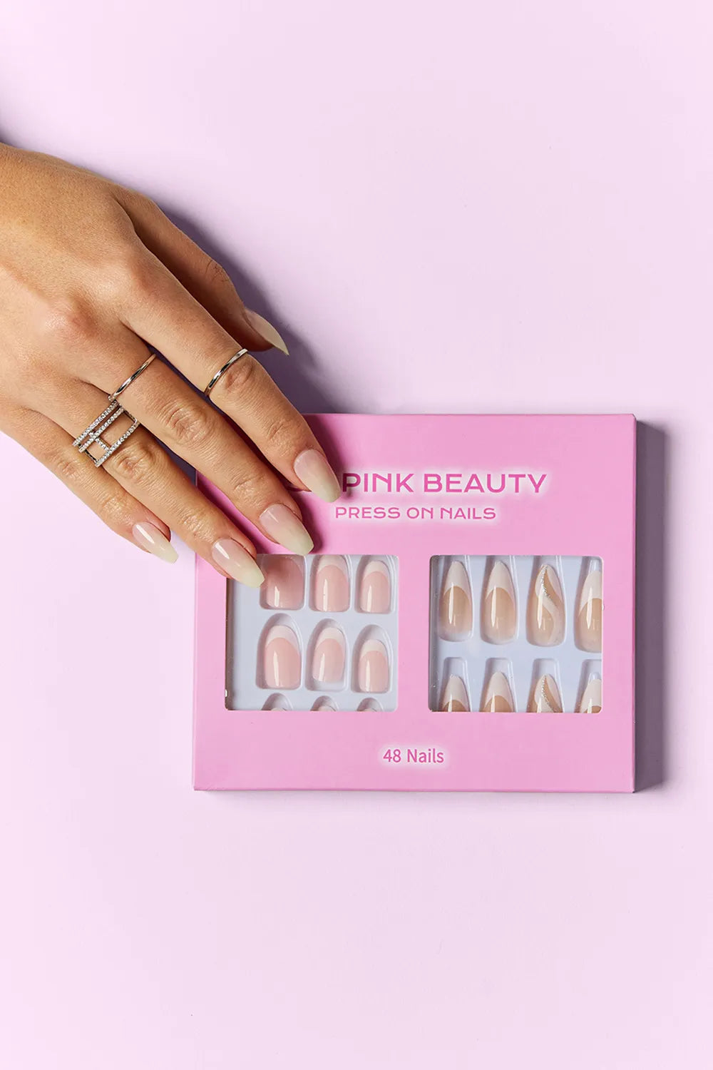 SO PINK BEAUTY PRESS ON NAILS 2 PACKS