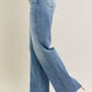JUDY BLUE FULL SIZE V - FRONT BAGGY JEANS PLUS SIZE