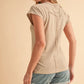 AEMI+CO ROUND NECK SHORT SLEEVE T-SHIRT