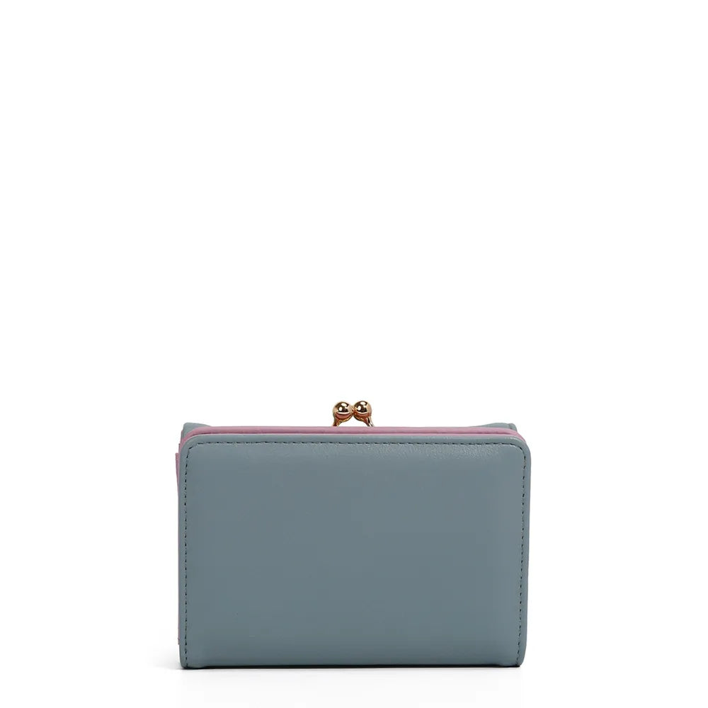 NICOLE LEE USA VEGAN LEATHER TRIFOLD WALLET