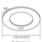 8 PACK - BRILLI 4W COLOR TUNABLE LED CANLESS RECESSED RETROFIT DOWNLIGHT FLUSH MOUNT LIGHT FIXTURE
